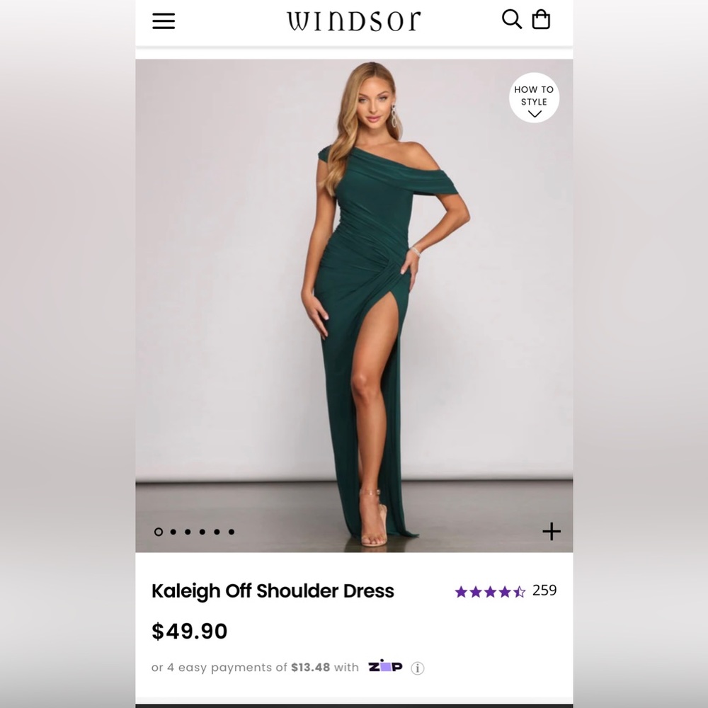 Kaleigh Off the Shoulder Dress